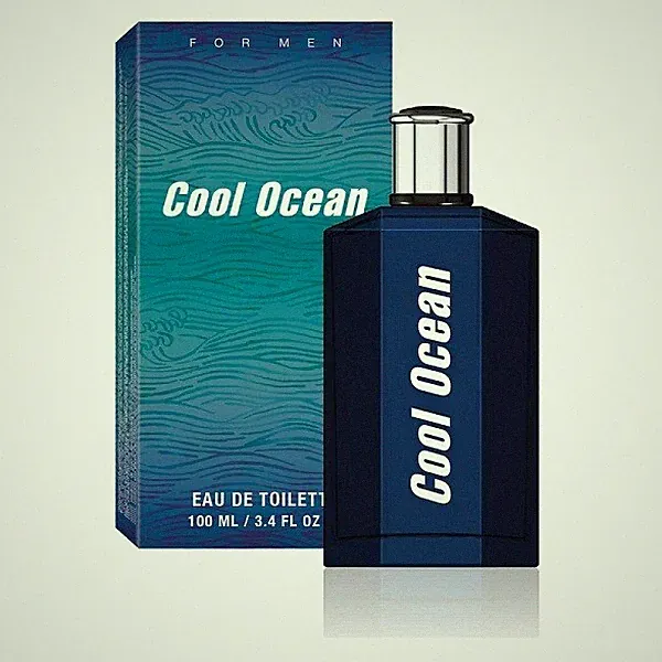 COOL OCEAN Men's Designer 3.4 oz EDT Cologne by PREFERRED FRAGRANCES