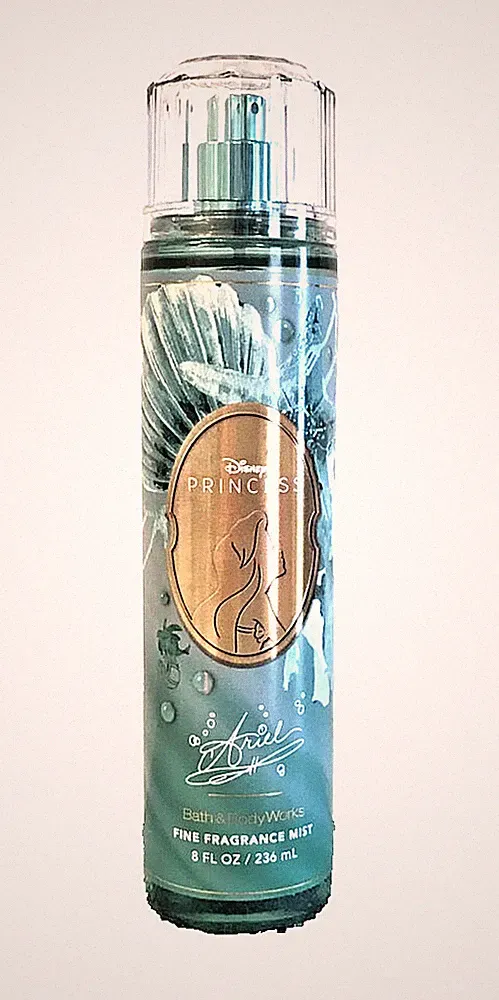 DISNEY PRINCESS ARIEL FRAGRANCE MIST BODY SPRAY 8 OZ BATH BODY WORKS AQUATIC