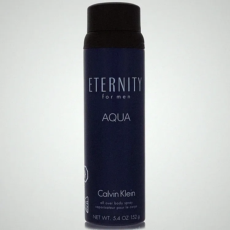 Eternity Aqua by Calvin Klein Body Spray 5.4oz/160ml for Men Fresh Aquatic Scent