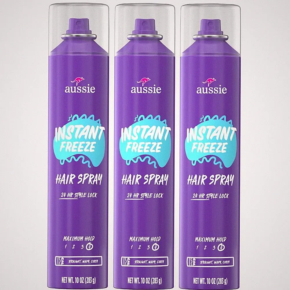 Extreme Hold Hair Spray with Jojoba & Sea Kelp, Citrus Scent, 10 Fl Oz, 3 Pack