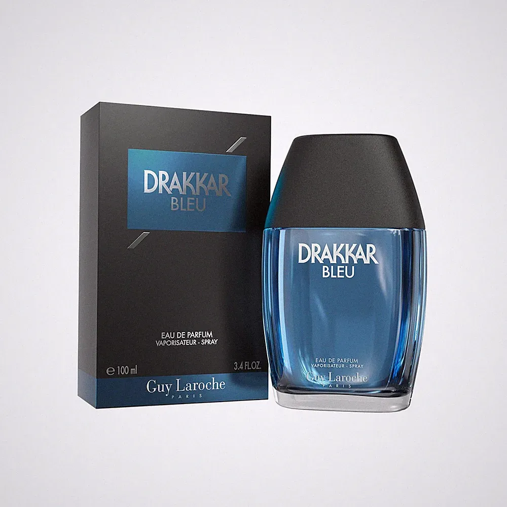 Guy Laroche Drakkar Bleu - Iconic Designer Fragrance - Powerful, Aquatic & Fresh