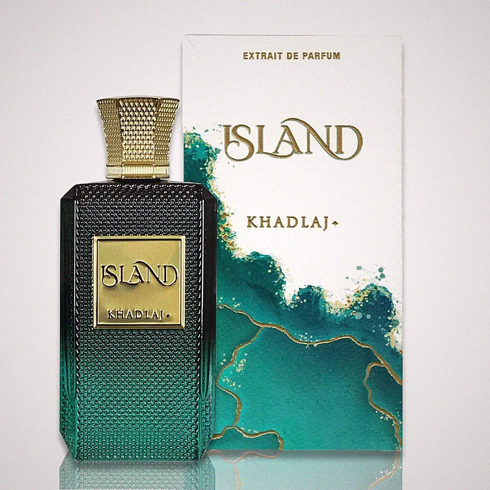 Khadlaj Island Extrait de Parfum 3.4 oz 100 ml Unisex Long Lasting Fresh Aquatic