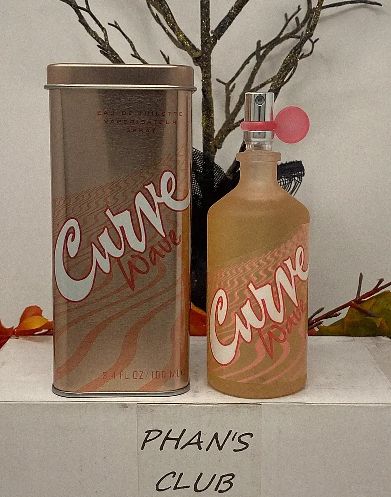 Liz Claiborne Curve Wave 3.4oz Eau de Toilette Floral Aquatic Perfume for Women