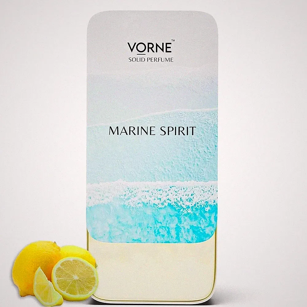 Marine Spirit Solid Perfume Alcohol free cologne | Refreshing scent |Attar 12g