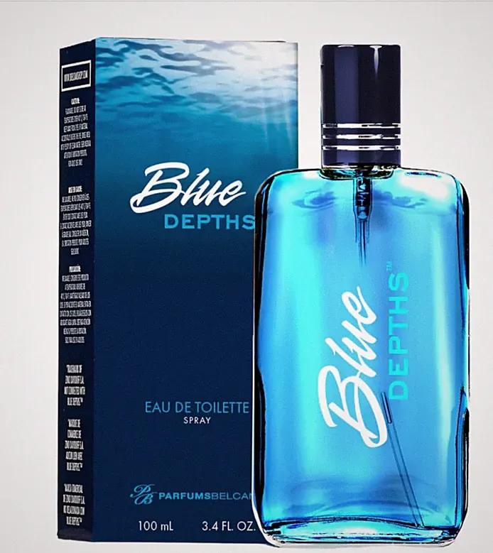 PB Blue Depths EDT 3.4oz Men Cologne Fresh Aquatic Citrus Musk
