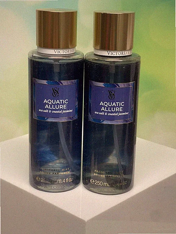 Victoria's Secret Aquatic Allure Fragrance Mist 8.4oz x2
